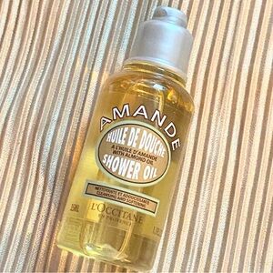 L'Occitane Amande Almond Shower Oil Body Wash-Travel Size 1.1 fl oz/35mL